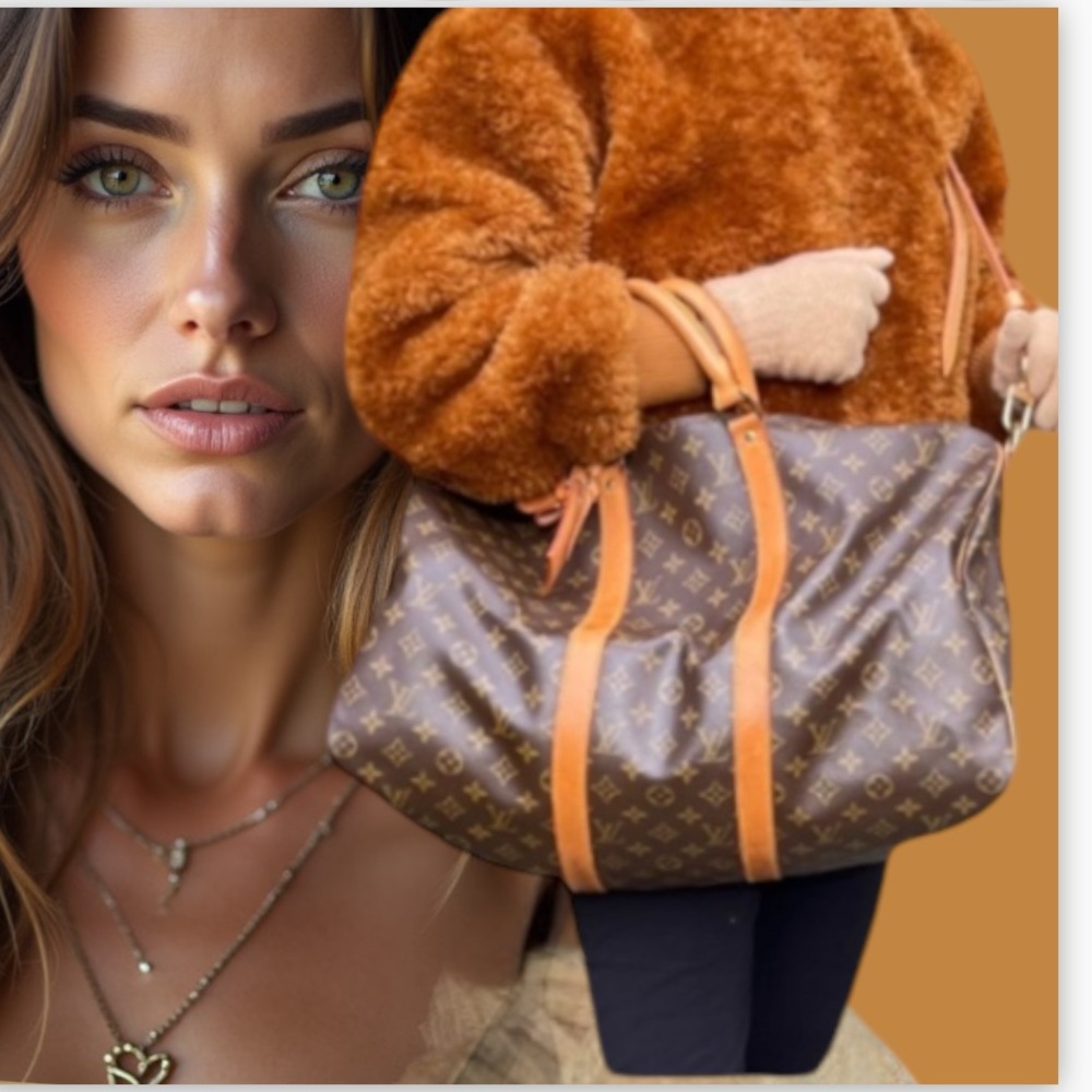 ⭐️💕Beautiful Louis Vuitton Keep-all 50 💯 percent authentic